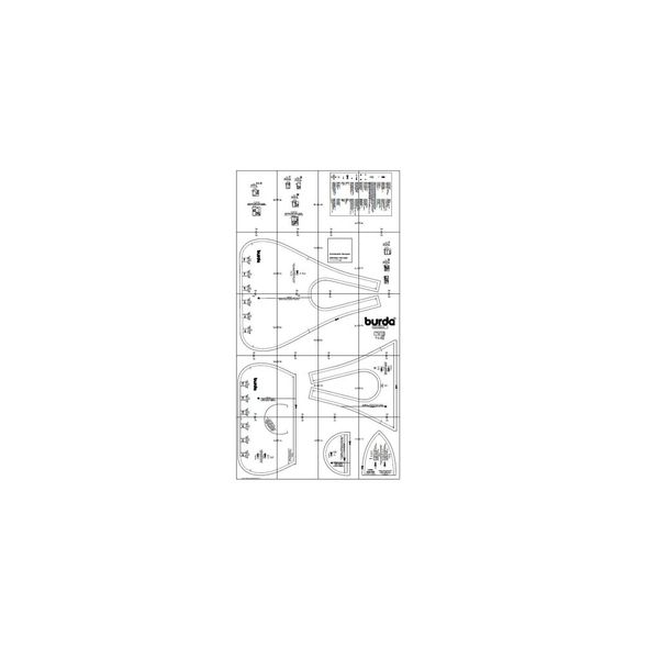 الگو خیاطی کیف بوردا استایل کد 7410