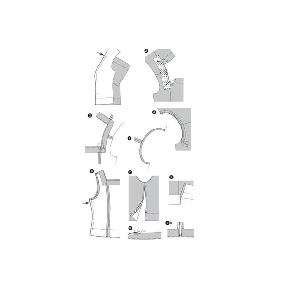 الگو خیاطی تاپ و تونیک زنانه بوردا استایل کد 6819 سایز 34 تا 44 متد مولر