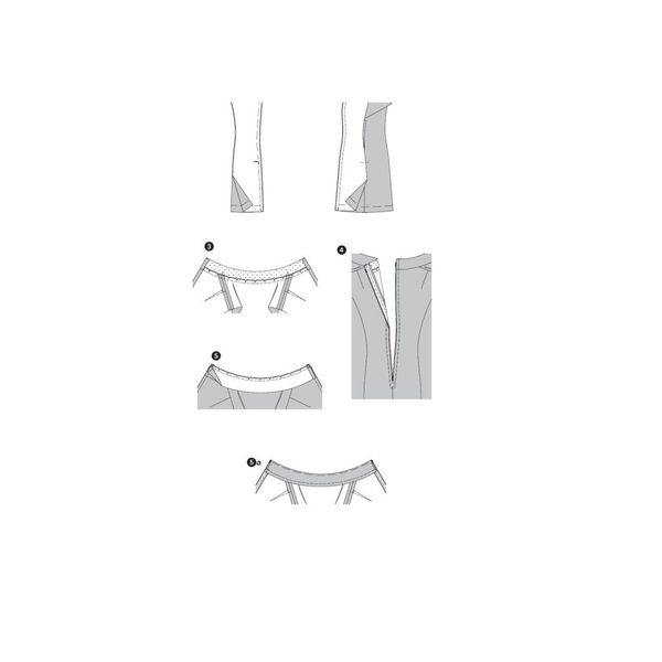 الگو خیاطی تاپ تونیک و شلوار زنانه بوردا استایل کد 6891 سایز 34 تا 44 متد مولر