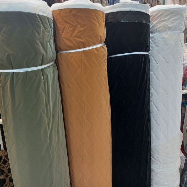 پارچه پافر طرح هفت و هشت ، 4 رنگ