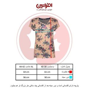 تی شرت آستین کوتاه زنانه مدل تمشک