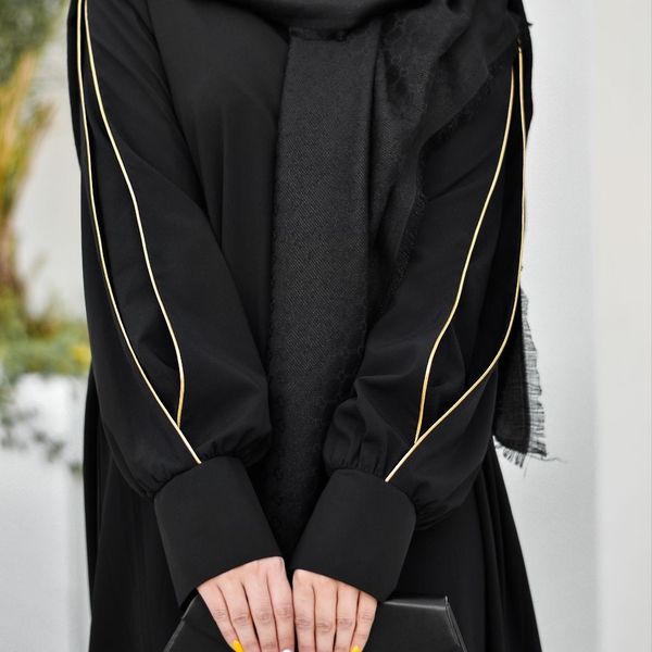 مانتو عبایی کد 507004