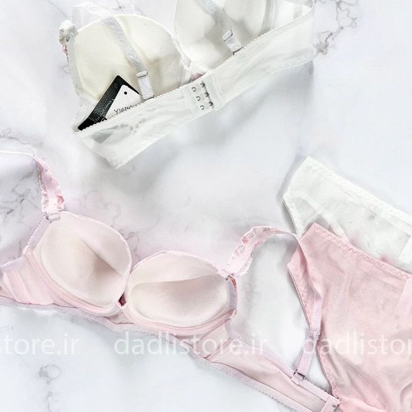 ست شورت و سوتین اسفنجی طرح گل