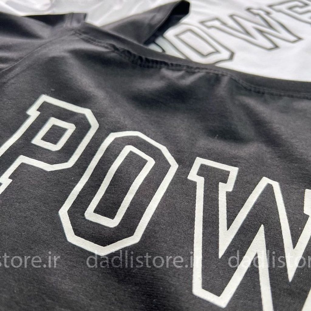 فروش اینترنتی کراپ یقه رومی طرح POWER