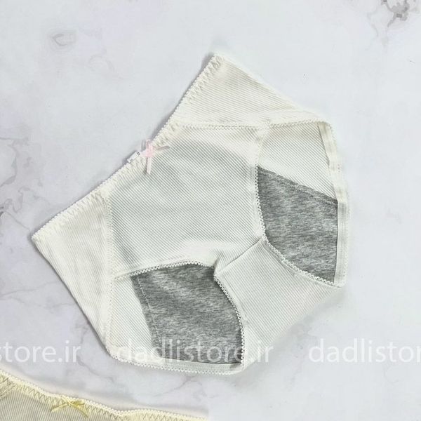 شورتکس قاعدگی نخی طرح فانتزی کبریتی پاپیون دار