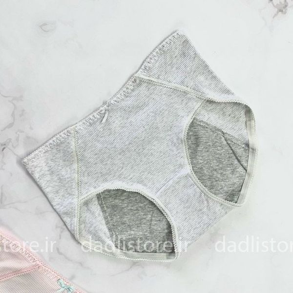 شورتکس قاعدگی نخی طرح فانتزی کبریتی پاپیون دار