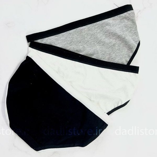 شورت نخ پنبه عروسکی طرح ساده نوار دوزی