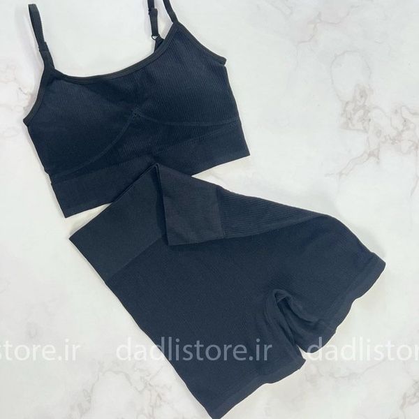 ست نیمتنه شورتک سیملس ورزشی کبریتی