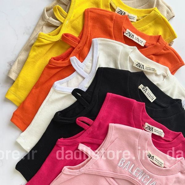 کراپ تاپ کبریتی سینه نما آستین حلقه Balenciaga