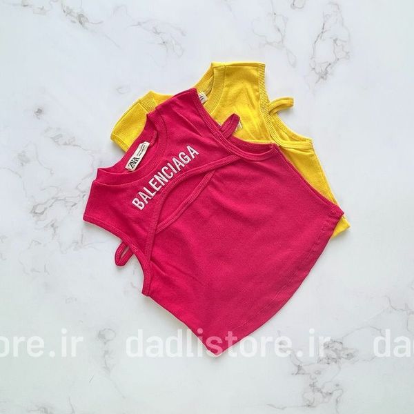 کراپ تاپ کبریتی سینه نما آستین حلقه Balenciaga