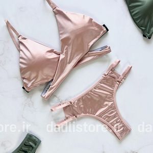 فروش اینترنتی ست شورت و سوتین ساتن فانتزی Love Sport