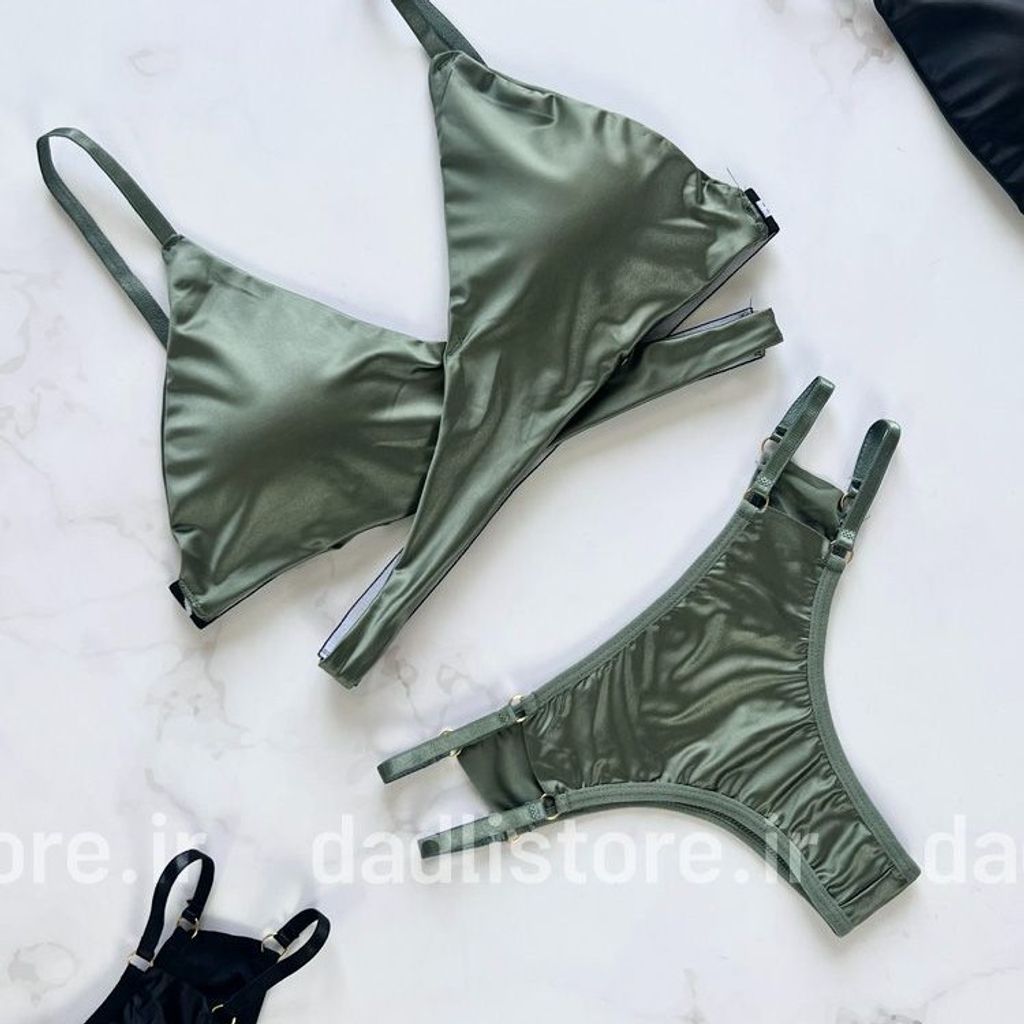 خرید اینترنتی ست شورت و سوتین ساتن فانتزی Love Sport