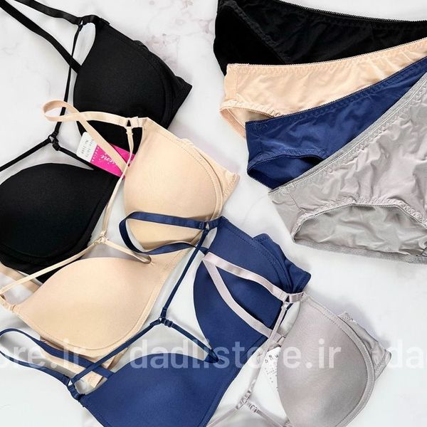 ست شورت و سوتین اسفنجی مانکنی هارنس دار