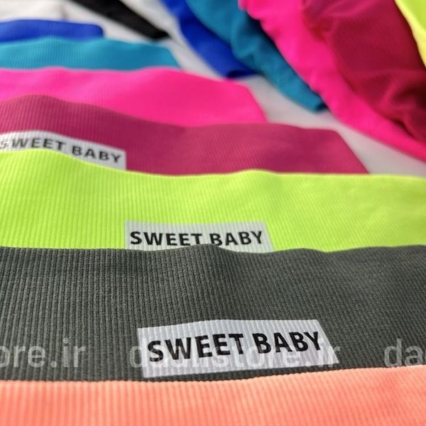 ست نیمتنه کاپدار و شورتک کوتاه کبریتی ورزشی Sweet Baby
