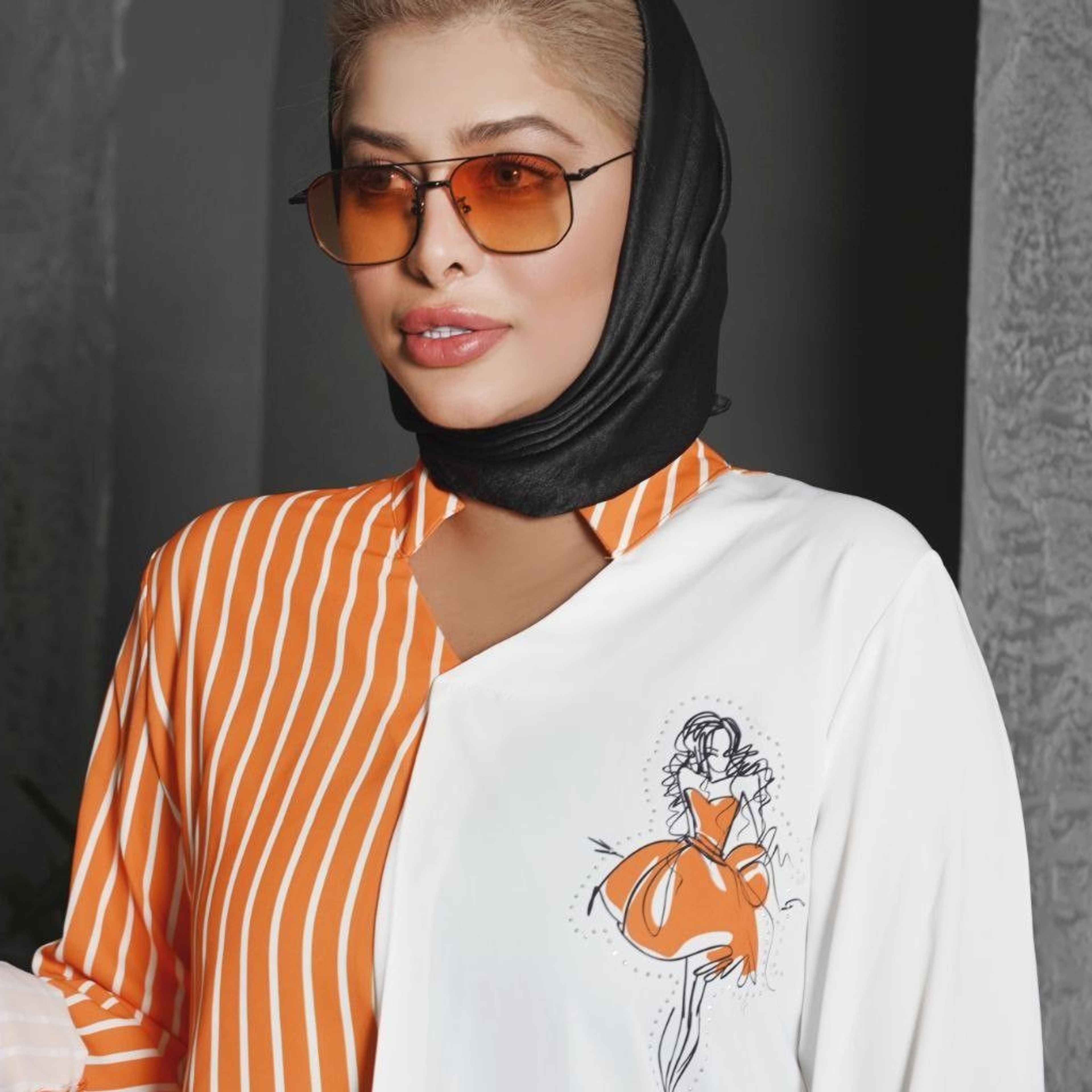 خرید آنلاین شومیز رخ کد 507657