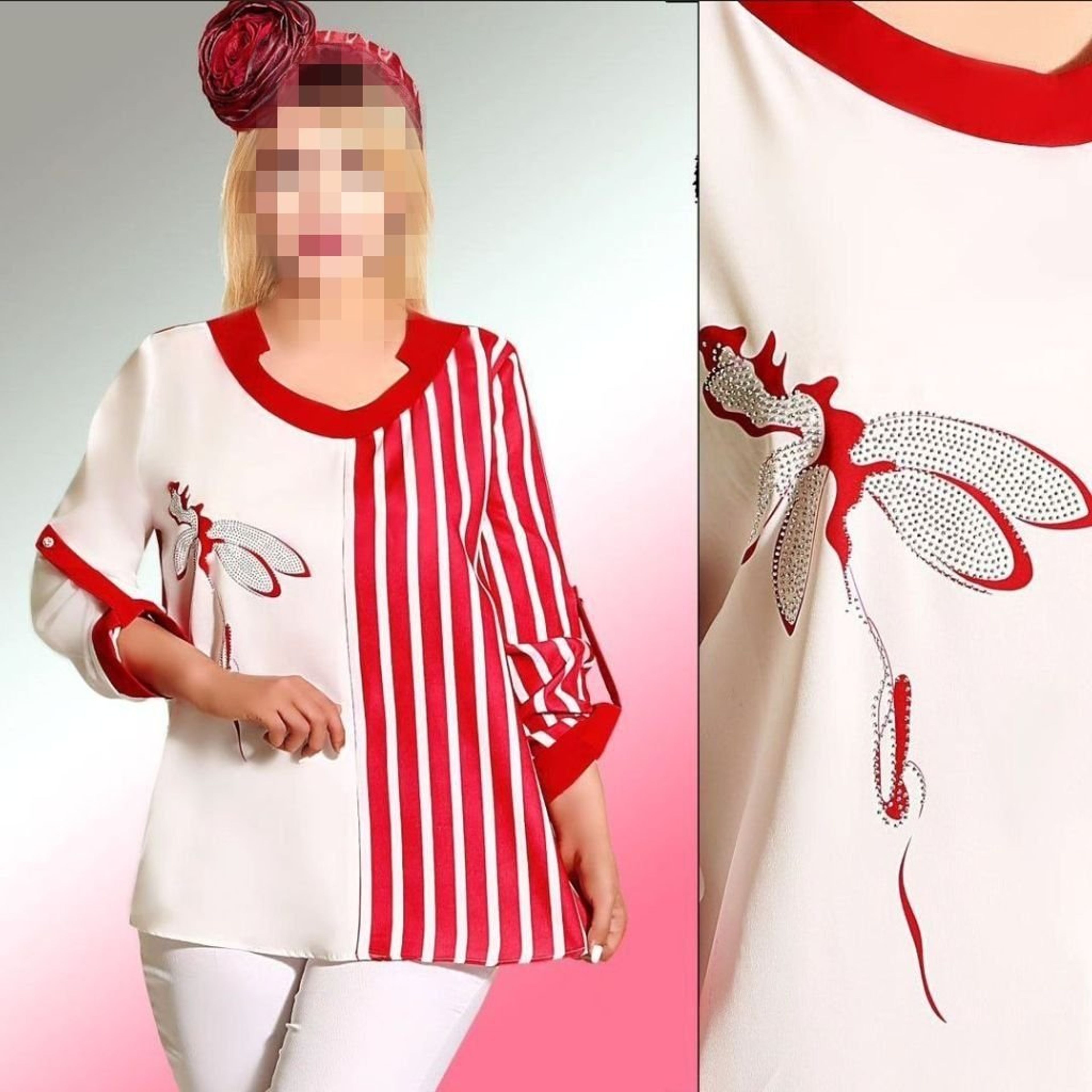 خرید آنلاین شومیز لنا کد 508166