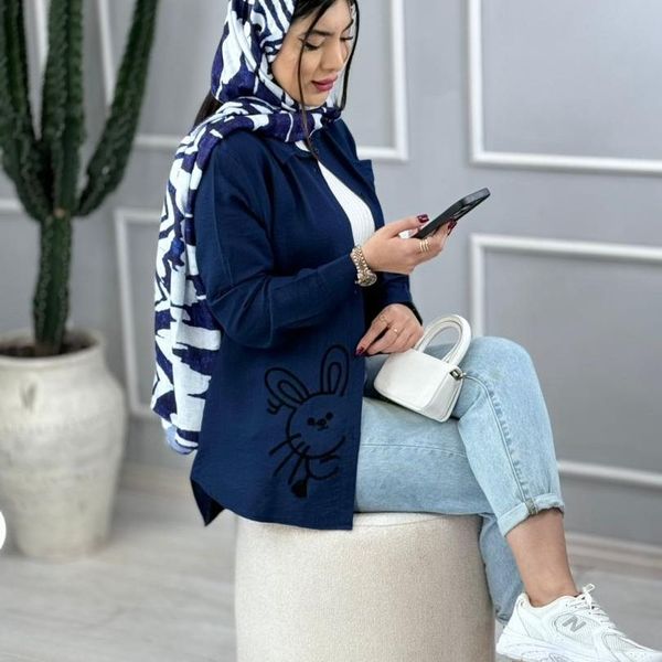 مانتو شومیز ی دخترانه مدل خرگوش کد 3278