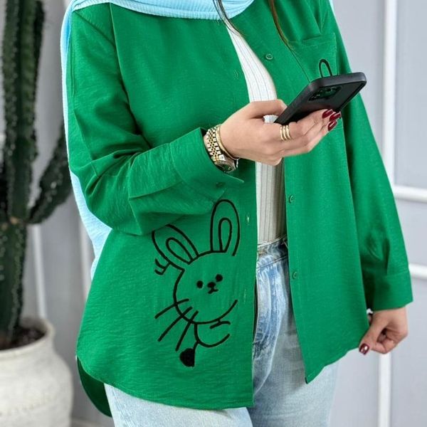 مانتو شومیز ی دخترانه مدل خرگوش کد 3278