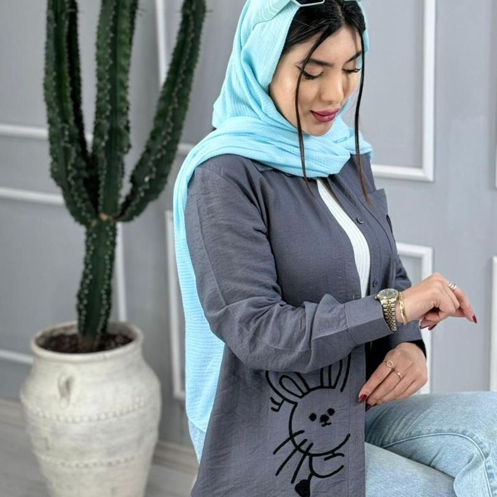 خرید آنلاین مانتو شومیز ی دخترانه مدل خرگوش کد 3278