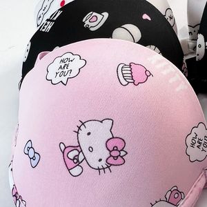 سوتین جلو باز شو اسفنجی فنر دار پوش آپدار فانتزی کیتی