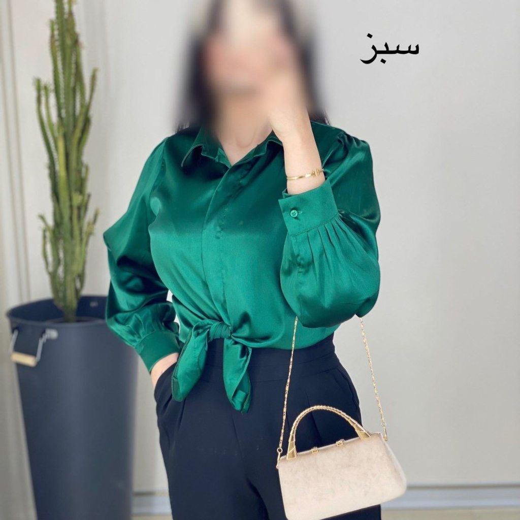 خرید آنلاین شومیز ساتن گلبهار کد 508557