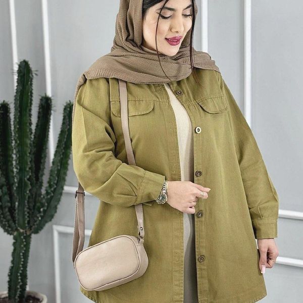 مانتو جین رنگی نفس 63236