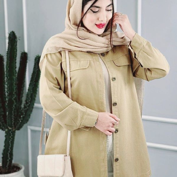 مانتو جین رنگی نفس 63236