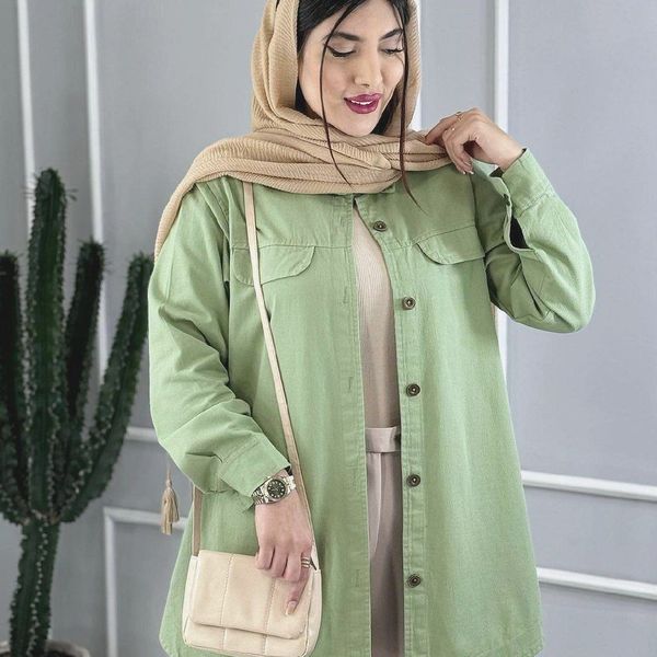 مانتو جین رنگی نفس 63236