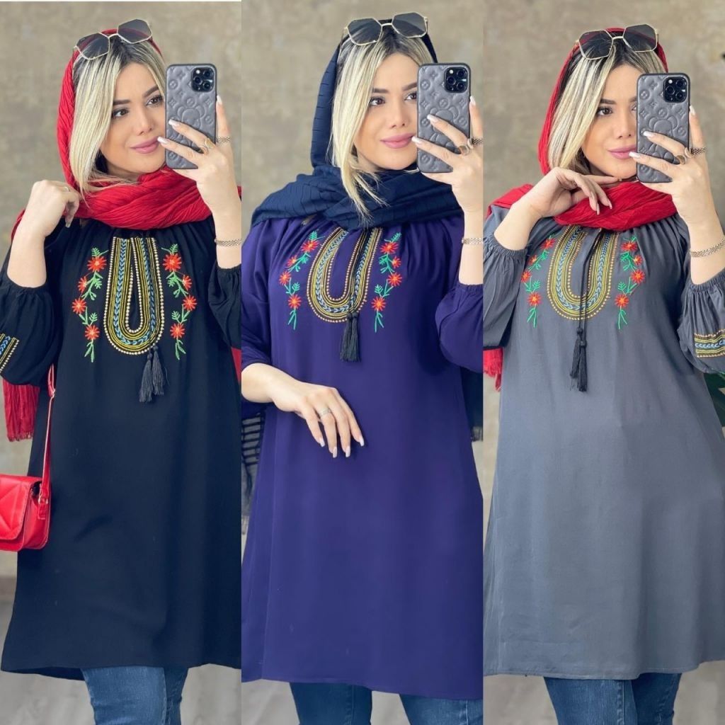 خرید آنلاین شومیز گلدوزی 63809