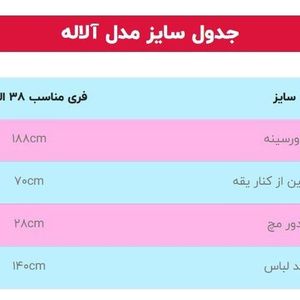 خرید آنلاین مانتو عبایی مدل آلاله