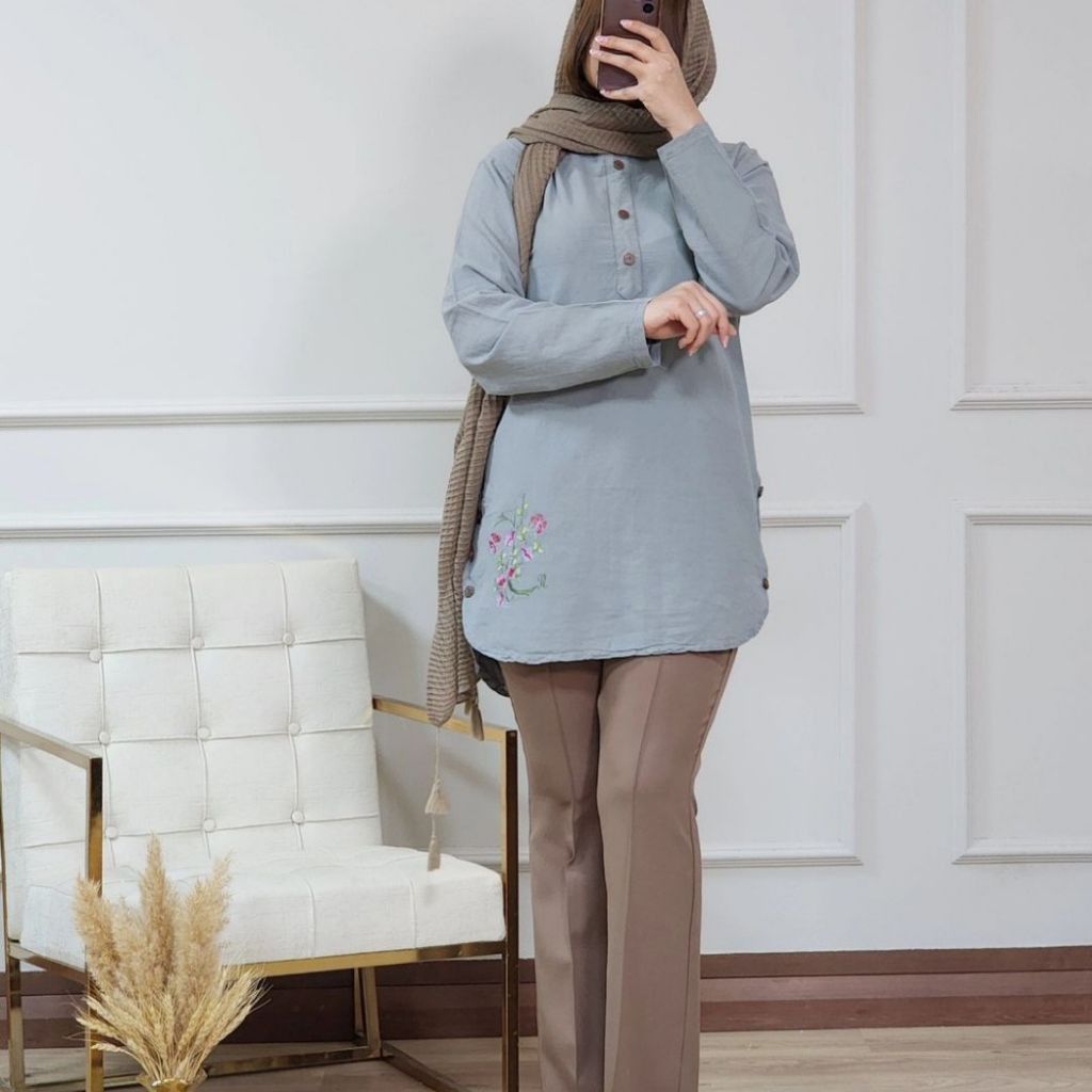 خرید آنلاین شومیز مانتویی 46997
