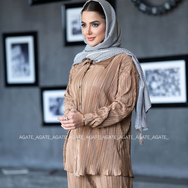 شومیز دوتیکه پلیسه 64286