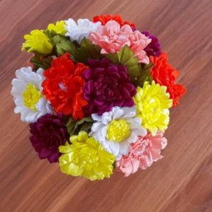 مشخصات گل روبانی دست ساز مدل ژربرا 15 عددی