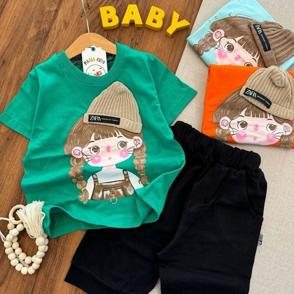 تیشرت و شلوارک دخترانه