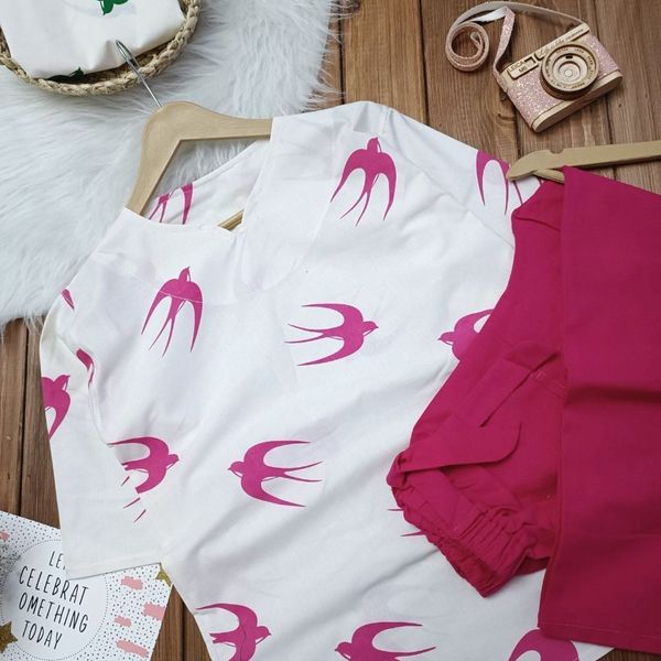 تیشرت و شلوار دخترانه سایز بزرگ‌