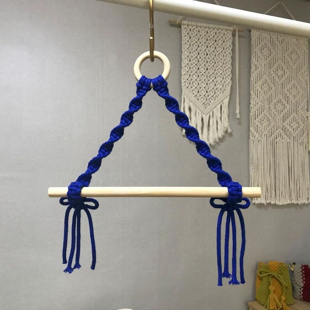 فروش اینترنتی آویز حوله و دستمال مکرومه با رنگ دلخواه