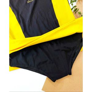 خرید اینترنتی مایو زنانه دامنی، بیگ سایز، طرح Speedo، کد R951