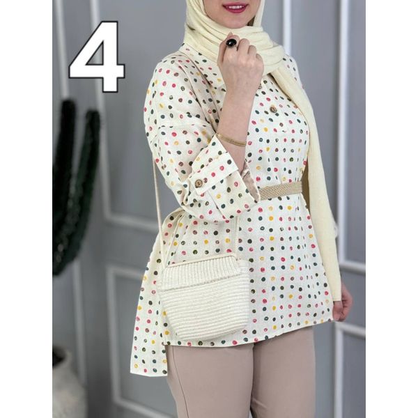 مانتو طرحدار بیتا کد 3731