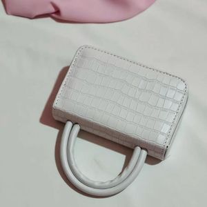 خرید انلاین کیف دسته دوبل سنگی رودوشی طرح سنگفرشی زنانه