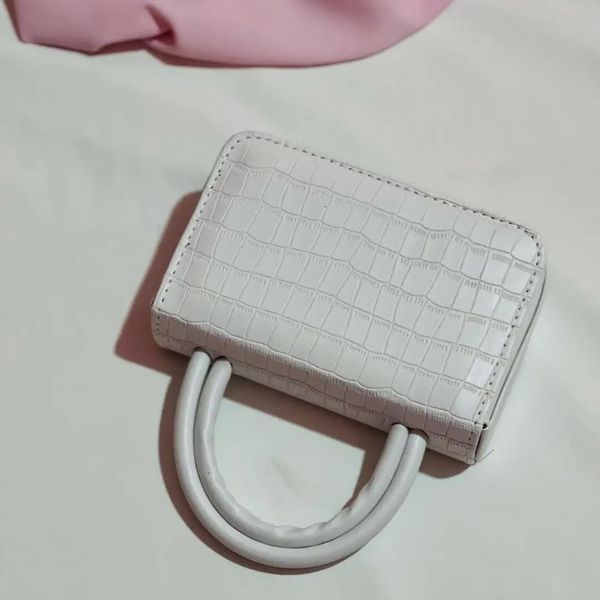 کیف دسته دوبل سنگی رودوشی طرح سنگفرشی زنانه