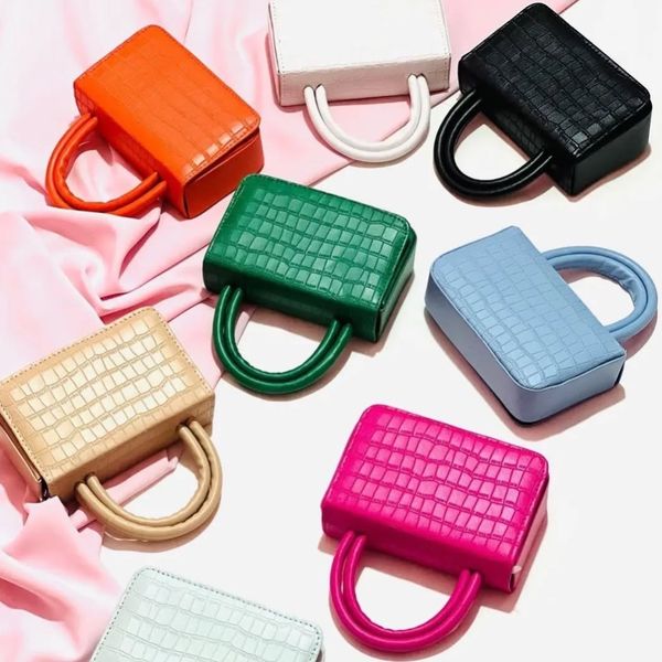 کیف دسته دوبل سنگی رودوشی طرح سنگفرشی زنانه