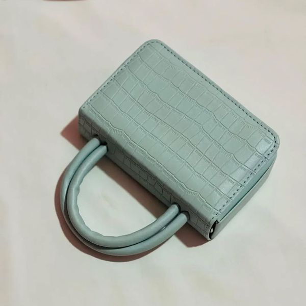 کیف دسته دوبل سنگی رودوشی طرح سنگفرشی زنانه