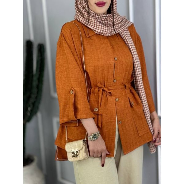 مانتو کمرگت آتیه کد3967