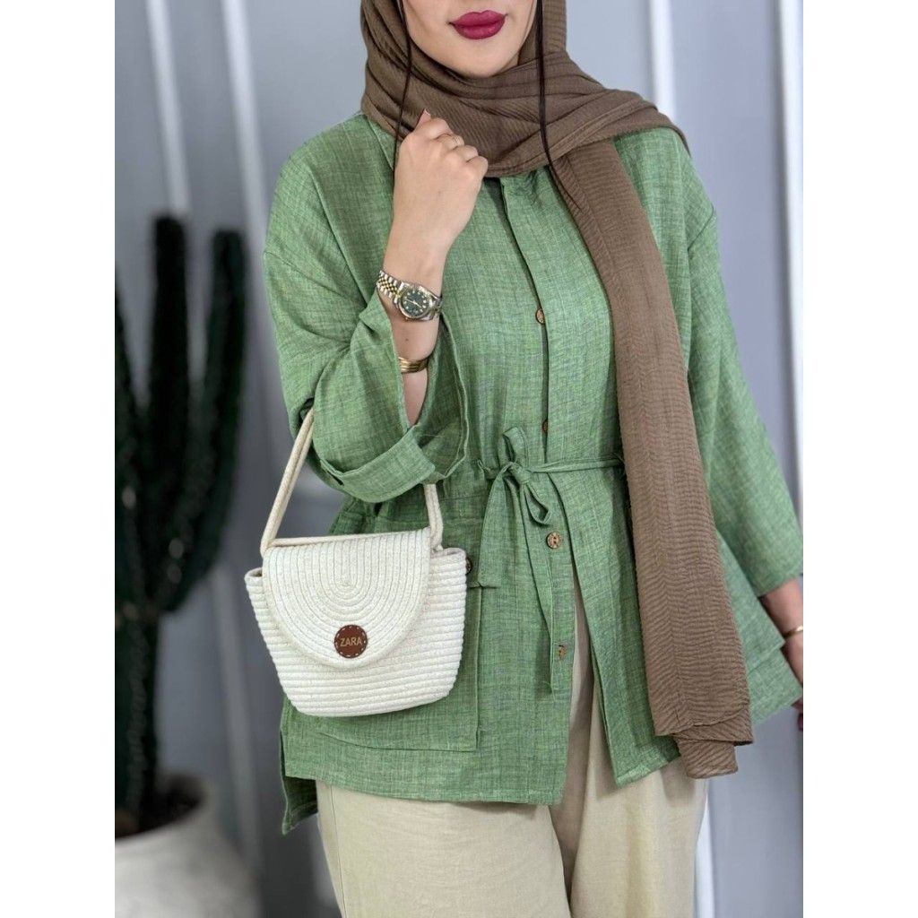 فروش اینترنتی مانتو کمرگت آتیه کد3967