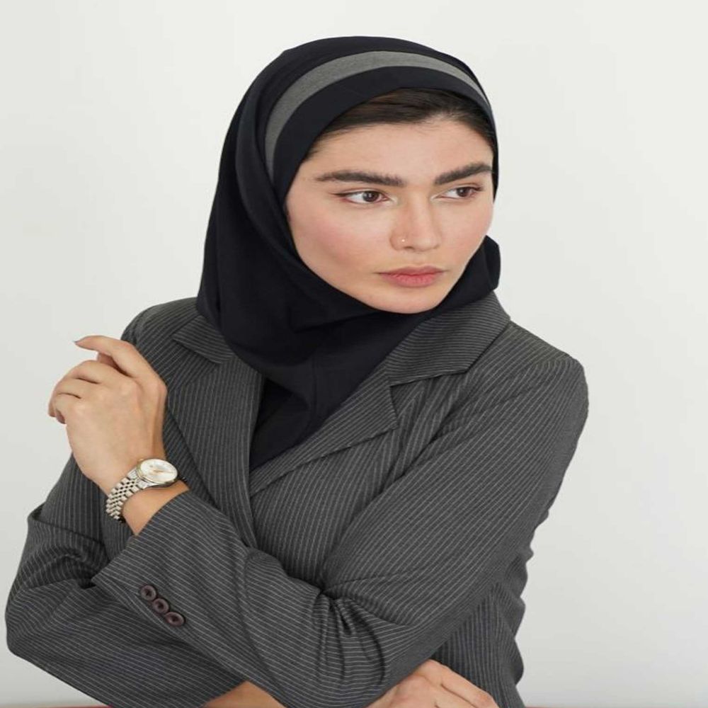خرید اینترنتی قیمت مقنعه تل دار کد 3640