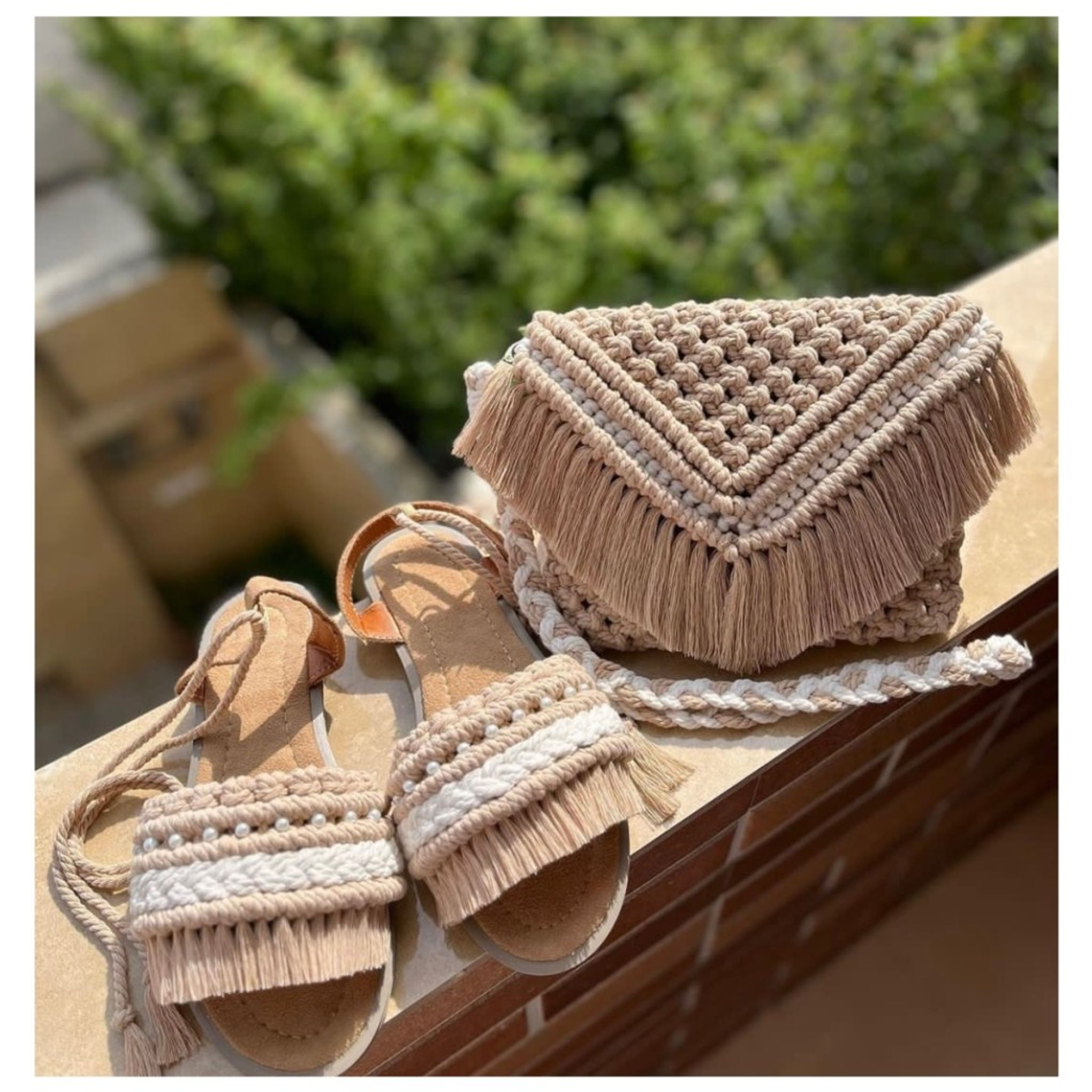 فروش اینترنتی کیف مکرومه کد 113