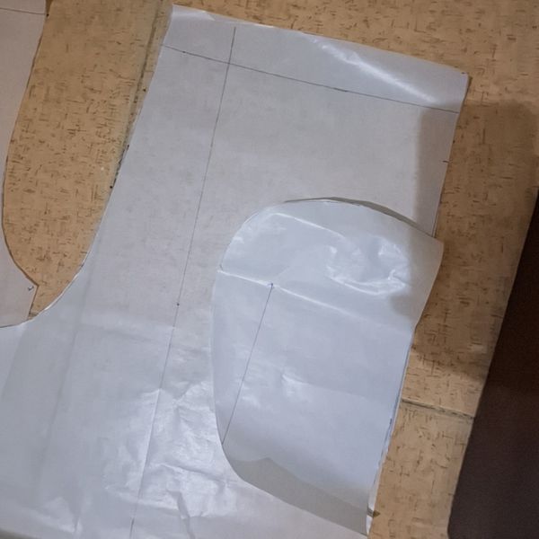 الگو شلوار بگ زنانه کد 11448