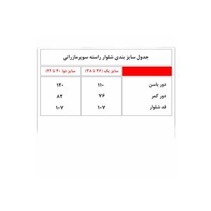 فروش اینترنتی شلوار زنانه ی مشکی تمام راستهکد 11558