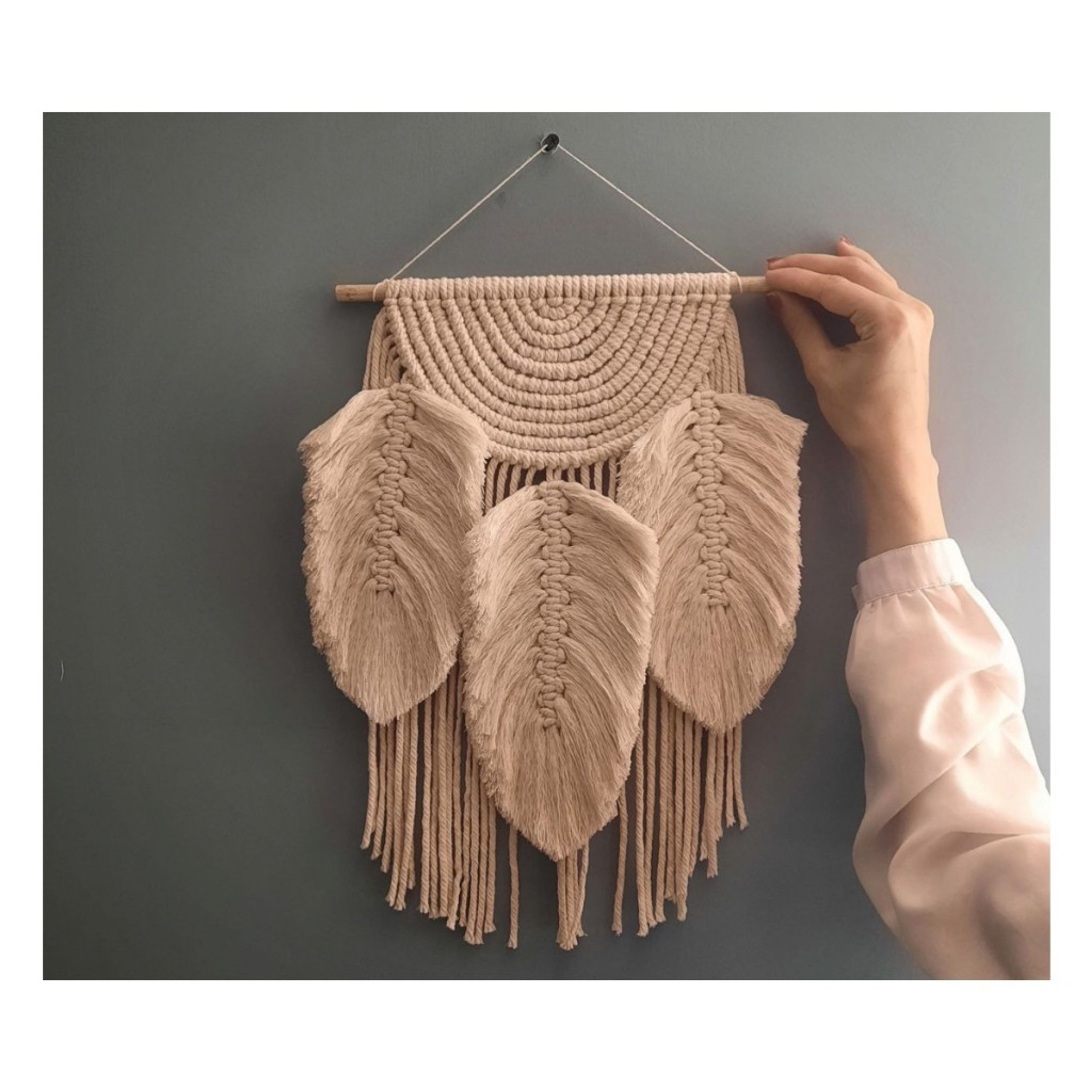فروش اینترنتی دیوار کوب مکرومه کد 11573