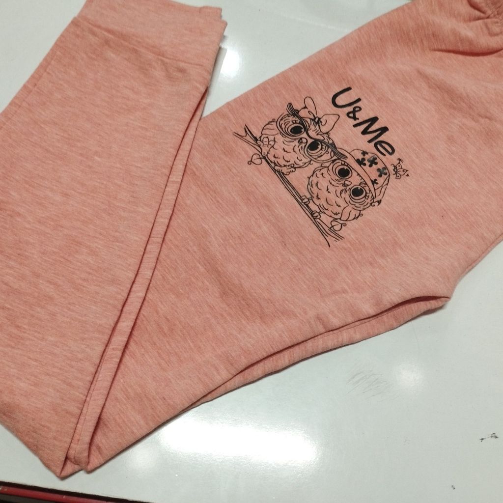 فروش اینترنتی شلوار راحتی دخترانه طرح جغد کد 11583